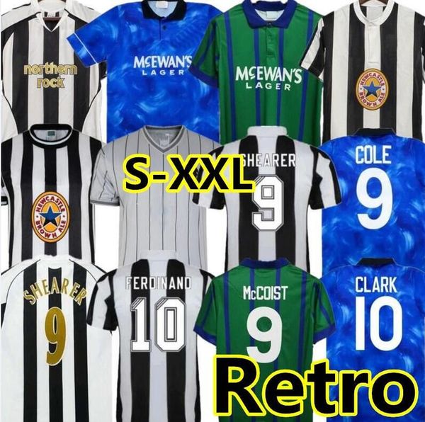 

97 98 99 newcastles retro soccer jersey shearer vintage hamann pinas 05 06 1984 1997 05 06 united owen classic football shirts 94 95 96, Black;yellow