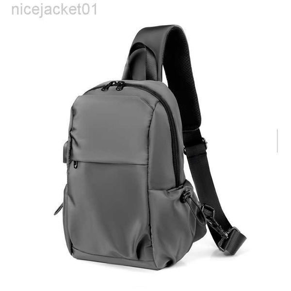 

designer lululemens bag new men's shoulder bag charging diagonal bag business gift multi-function leisure sports bag backpack lulus lem