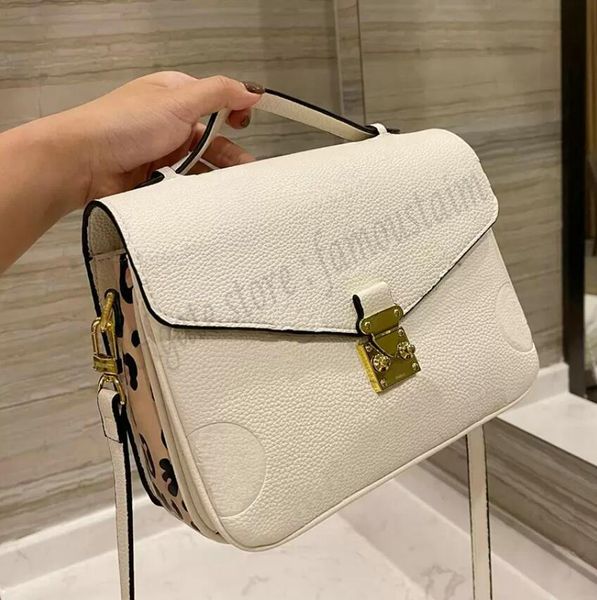 

designer women iv metis messenger bag luxurys designers bags paris brand embossing logo leopard patchwork handbags genuine leather crossbody