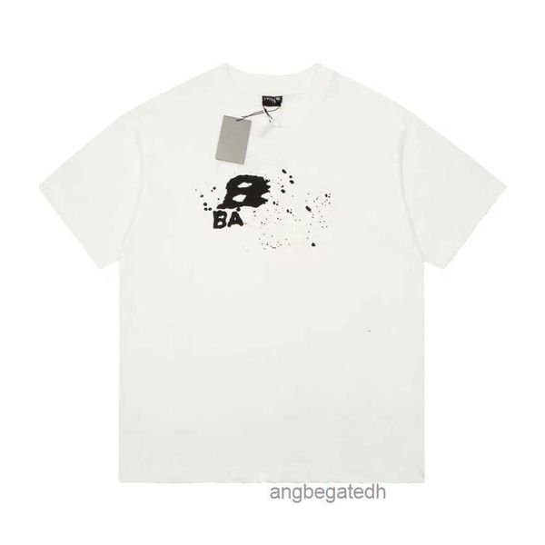 

summer mens t shirts designer casual man womens tees with letters print short sleeves sell luxury men hip hop fashion clothes paris0htj, White;black