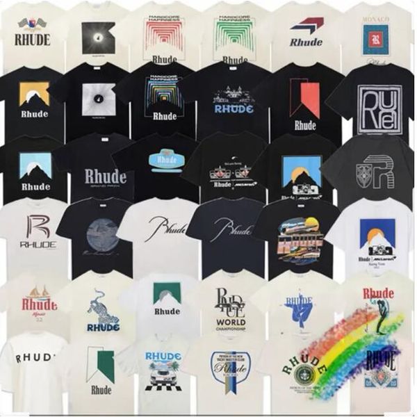 

vintage 2023ss t shirt men's plus tees 1 quality t-shirts heavy fabric tee women, Black;brown