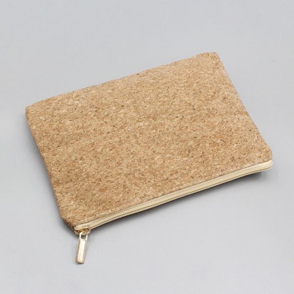 

dhl50pcs cosmetic bags cork large capacity long wash storage bag for women