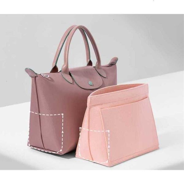 

Organizer Handbags Purse Insert Bag Storage Fit Long sac champ Handbag Luxury Linner Inner Shaper Tote Felt Makeup Bags, Long handle l size
