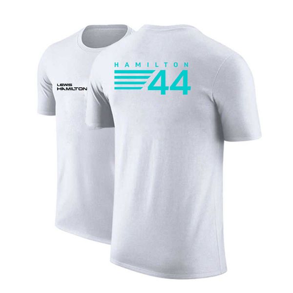 

men's fashion t shirt oversized 23 new f1 formula one racing team driver lewis hamilton digital 44 print quick-drying round neck short-, White;black