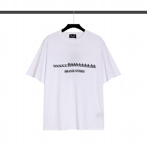 

duyou oversize t shirt with vintage jersey wash letters 100% cotton t-shirt men casuals basic t-shirts women quality classical dy8862, White;black