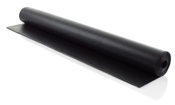 

healthrider 36 x 72 black vinyl equipment floor mat 4mm
