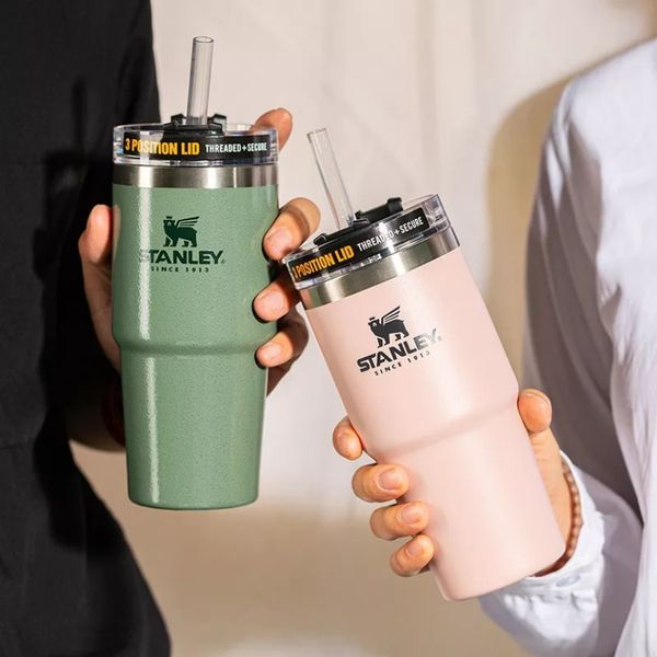 

with logo 30oz car tumblers heat preservation couple simple cups stainless steel large capacity male and female students water bottles b228