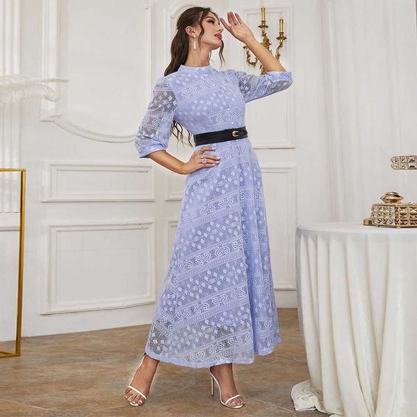 

women's casual dresses zty-842023 dresses temperament elegant pure color mh high waist a-line skirt, Black;gray