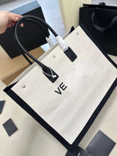 

luxury brand designer bags handbag shoulder crossbody bag tote new fashion texture canvas portable multifunctional large capacity totebag fa
