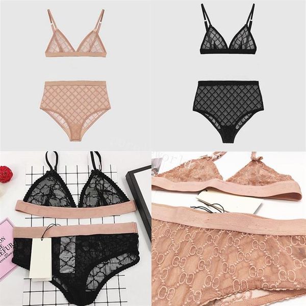 

lace bras sets classic jacquard women bra lingeries trendy transparent girl charm lingerie set underwear318v, Red;black