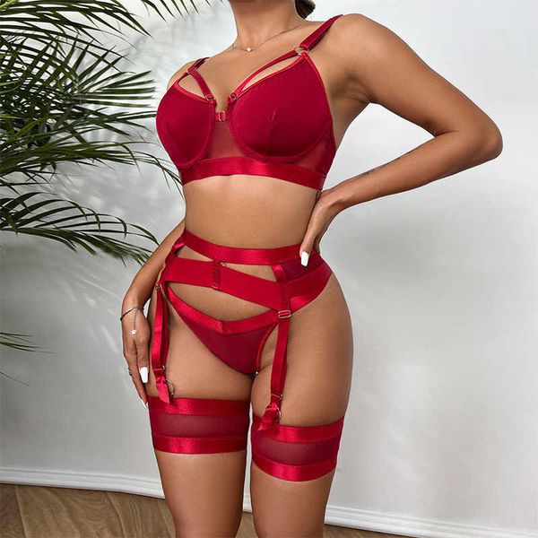 

lace underwear 2023 new with complicated buckles and garters, Black;white
