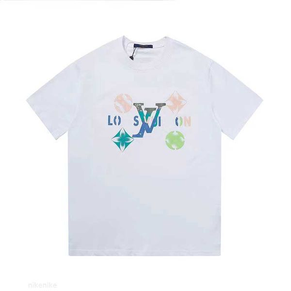 

23ss mens t shirt designer shirt pure cotton letter-printed short sleeve luxury fashion casual short sleeve co-branded letter-printed lovers, White;black