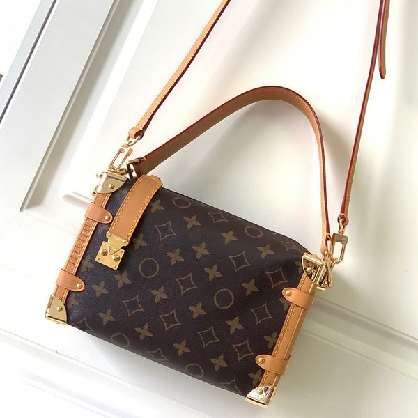 

m46358 designer handbag womens bag design sense crossbody bag womens double strap shoulder bag fashion alphabet leather bag