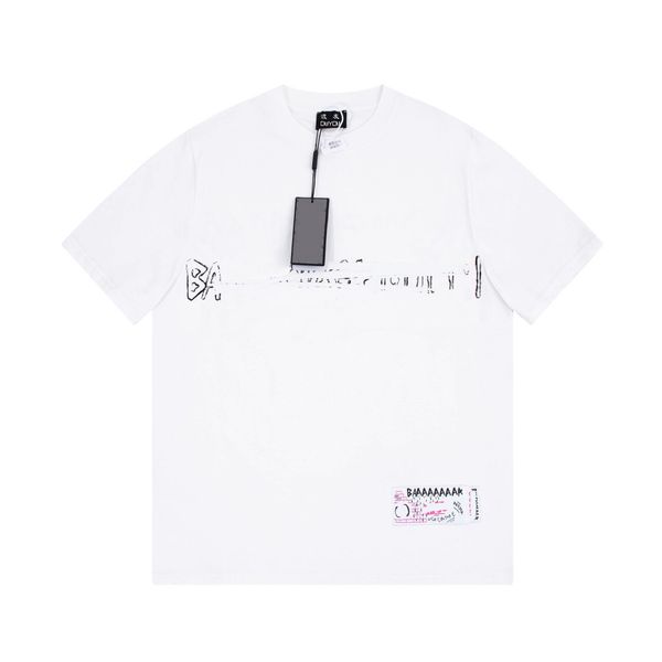 

duyou oversize t shirt with vintage jersey wash letters 100% cotton t-shirt men casuals basic t-shirts women quality classical dy8868, White;black