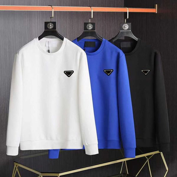 

autumn winter fashion designers men's hoodies sweaters jumper classic long sleeve round neck letter pullover spring couple hoodie jacke, Black