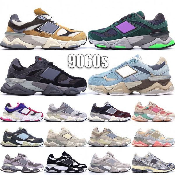

9060 joe freshgoods men women running shoes suede 1906r designer penny cookie pink baby shower blue sea salt outdoor trail sneakers ukd, Black