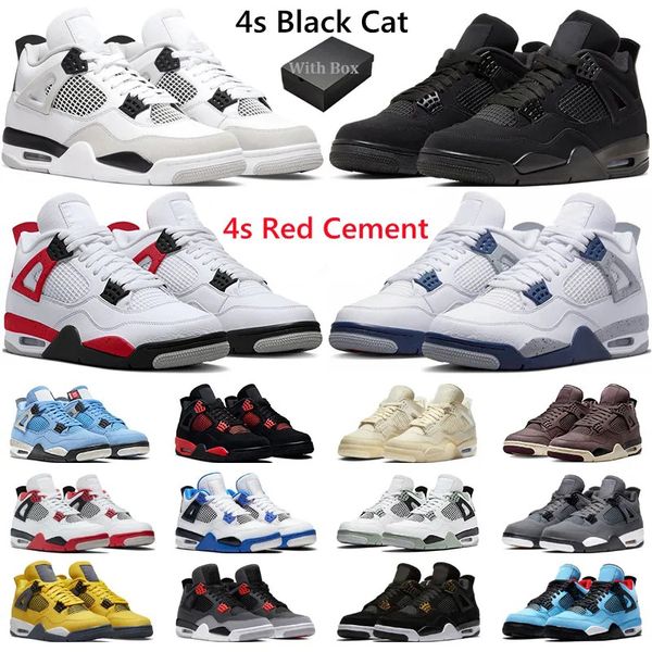 

sneakers military black basketball shoes j4 midnight navy white oreo violet ore black cat red thunder university blue infrared bred cool gre
