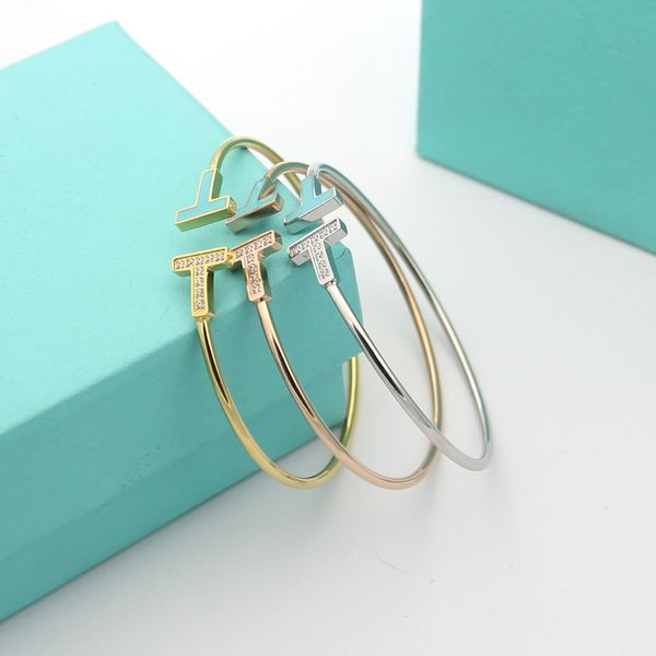 

designers bracelet women charm bangle trend fashion studded with diamonds bracelets boutique gift jewelry good nice pretty, Black