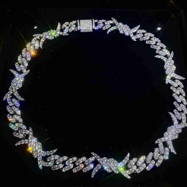 

yss jewelry 925 silver 15mm single-row branch chain