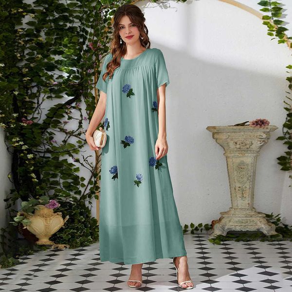 

women's casual dresses zty-112 women's 2023 summer fashion leisure print short sleeve dresses, Black;gray
