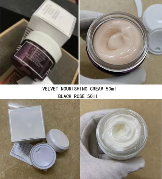 

women black rose cream 50ml night day cream velvet nourishing cream face care creams, White