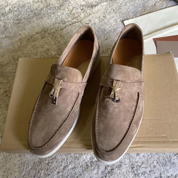 

dress shoes suede moccasins loafers 100% real leather designers men womens summer charms walk suede moccasins flats loafers suede loafers, Black