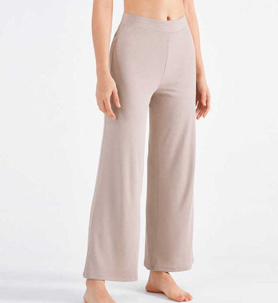 

women's leggings wide leg pants sunscreen loose drawstring flare leggings sports casual yoga joggers running fitness gym clothes, Black