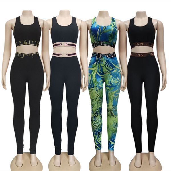 

2023 designer brand swimwear summer women swimsuits sleeveless tank and pants two 2 pieces set casual swimming suits tankings 2pcs beach wea, White;black