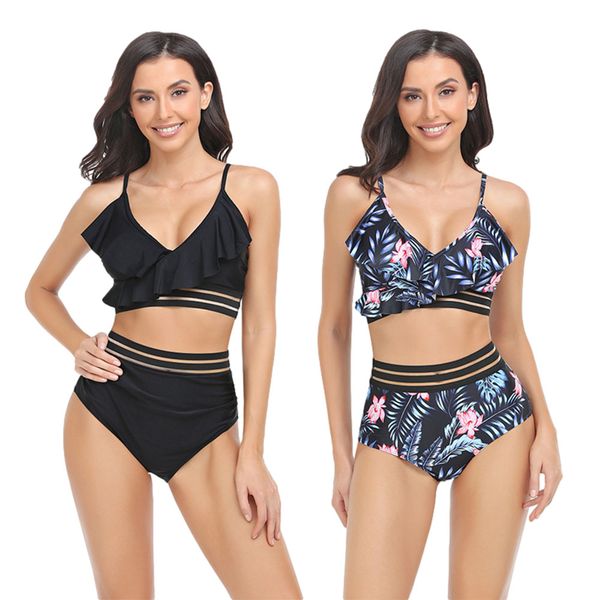 

women twist high waisted bikini push up swim wear two piece swimsuits for women or girls