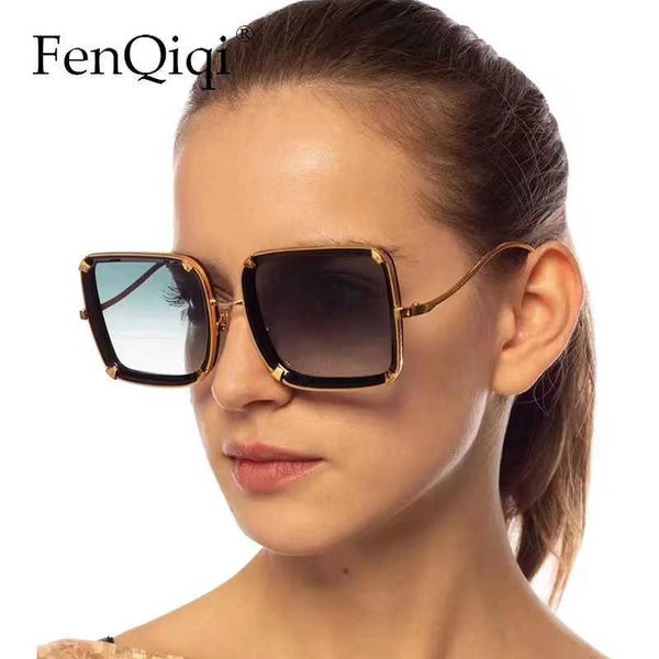 

sunglasses noble luxury punk sunglasses men trend classic full frame glasses uv400 neutral women retro eyewear sunglasses women squarej23030, White;black