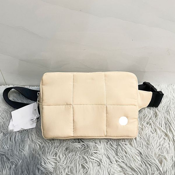 

lu quilted grid belt bag crossbody bag yoga waist bags outdoor women adjustable strap xtdh2014 everywhere zipper belt cross body bag camera