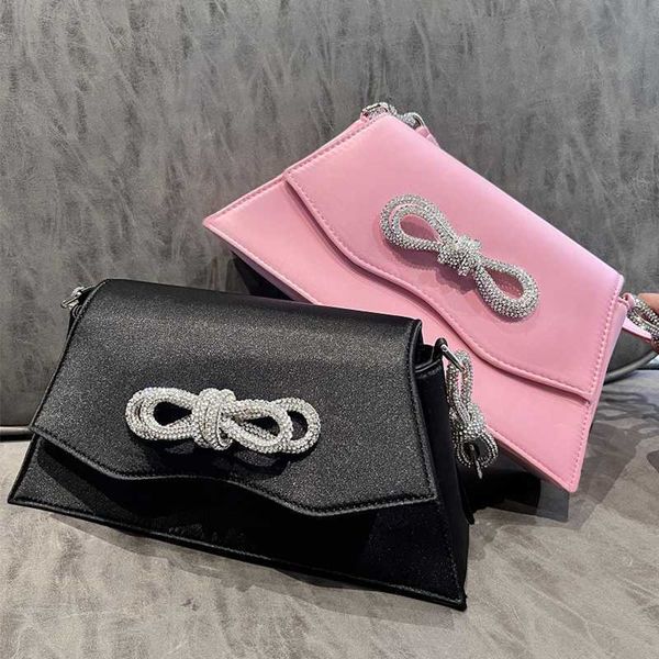 

store clearance wholesale 95% off rhinestones evening luxury sac designer cute handbag bows tasche 2023 ladies purses fashion satin shoulder