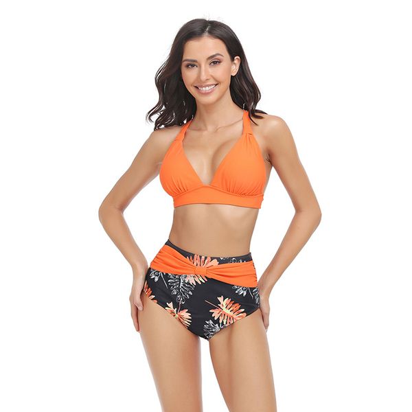 

women wrap bikini set push up high waisted swimwear 2 piece swimsuits for women