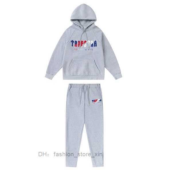 

trapstar mens tracksuits tiger head trapstar shooters track suit towel embroidery womens fleece tracksuit hoodies pants sets 13 qdnm, Black