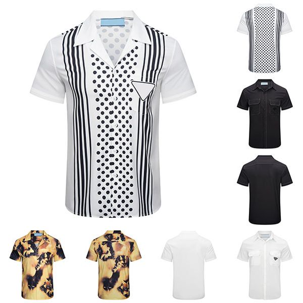 

mens polo shirt designer polos man t shirt sweatshirt tee shirts tees polo oversized tshirt casual tshirt letter button breathable t-shirt s, White;black
