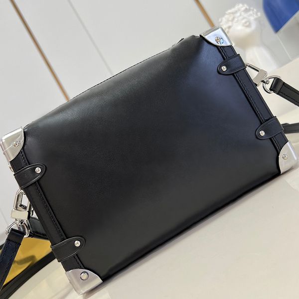 

designer shoulder bags luxury trunk bags 1 1 quality genuine leather handbag 21cm with box ml192