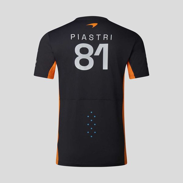 

men's fashion t shirt 23 latest f1 formula one racing mclaren 4 norris 81 piastri professional team clothing oversize breathable childr, White;black