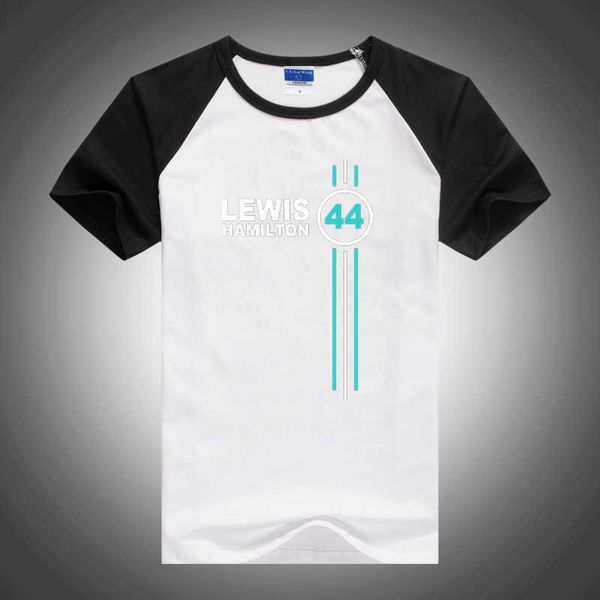 

men's fashion t shirt oversized 23 new f1 formula one racing team driver lewis hamilton digital 44 print tee summer raglan short sleeve, White;black