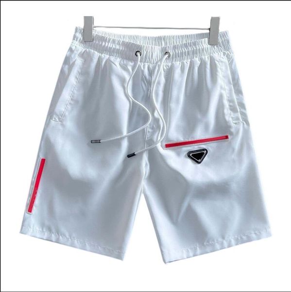 

prrrada brands shorts classic fashion luxury designer mens beach pants trend summer man ladies breathable quick dry thin solid color casual, White;black