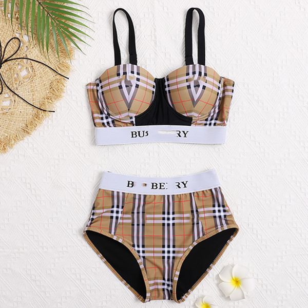 

2023 designer brand bikinis women swimwear summer swimsuits bikinis tankings two piece sets casual swimming suits girls beach wear xl bathin, Black