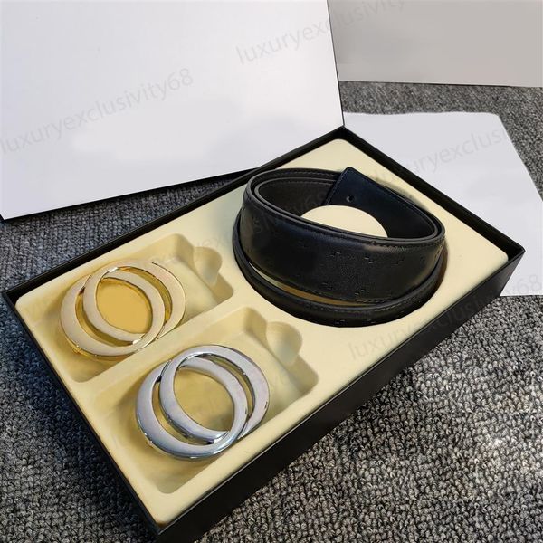 

men women solid belt womens genuine leather black and white color bronze g big buckle designer cowhide belts for mens luxury waist307d, Black;brown