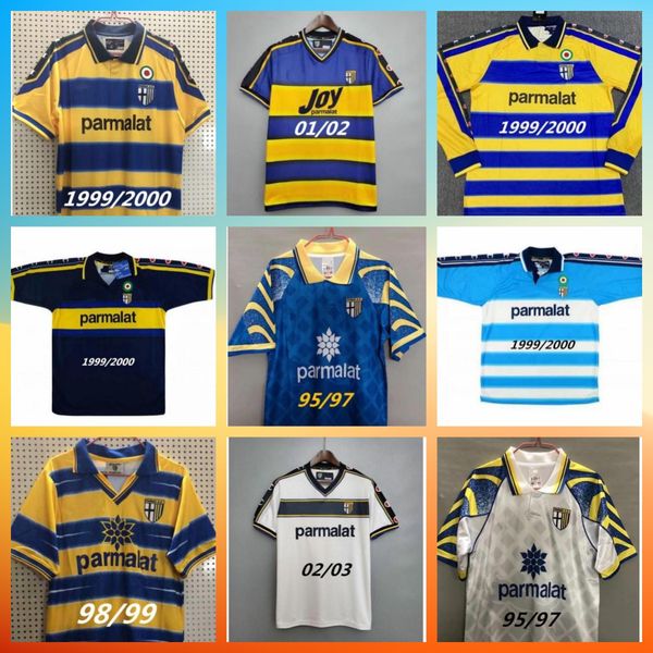 

parma calcio retro soccer jerseys classic 1995 1997 1998 1999 2000 2001 2002 2003 95 97 99 00 baggio crespo cannavaro vintage football shirt, Black;yellow