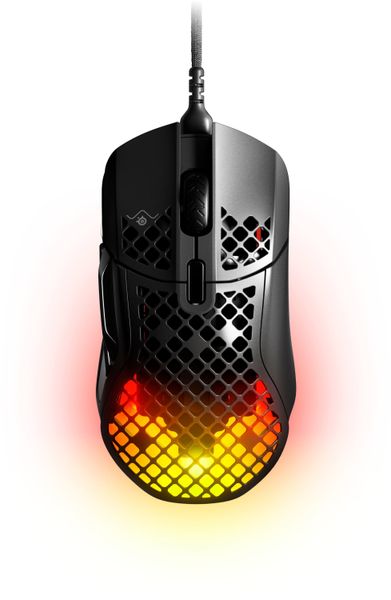 

steelseries aerox 5 wired gaming mouse, black