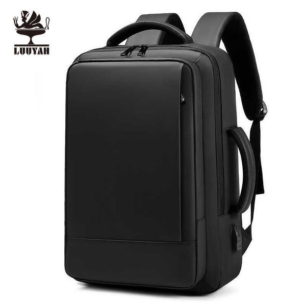 

backpack men multifunction business backpack waterproof anti theft lapbag male usb charging rucksack mochila sac a dos travel bagpack
