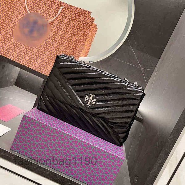

designer bags torys shoulder handbags single women's kira shoulder messenger small square color lingge handbag oil wax leather flip cha