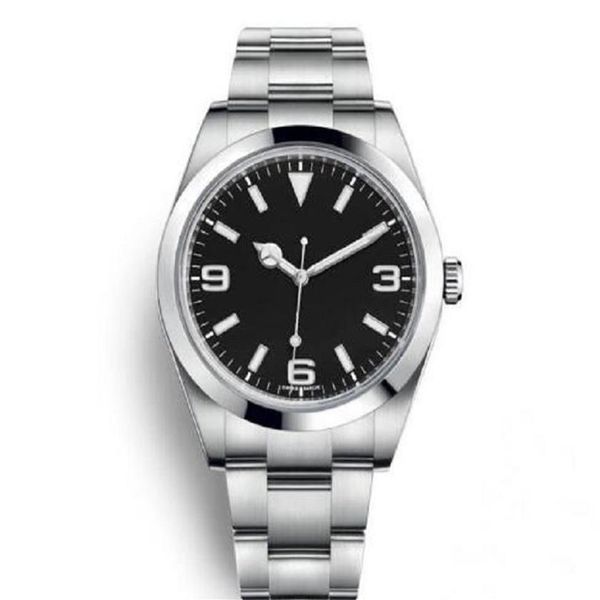 

luxury menes watch exp air king series 116900 216570 black 40mm dial automatic mechanical movement 316 steel bran designer wat317v, Slivery;brown