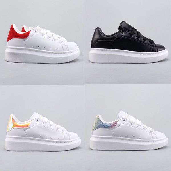 

baby shoes leather lace up kids children youth platform sneakers white black boys girls velvet suede casual infants toddler shoe chaussures