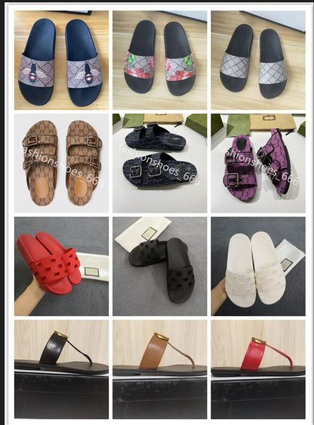 

2021f designer rubber slides sandals blooms brown black white web mens slippers shoes beach flip flops with flower 36-42