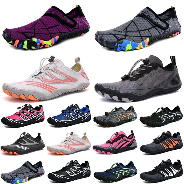 

water shoes beach surf orange red pink women men shoes swim diving outdoor barefoot quick-dry size eur 36-45, Black