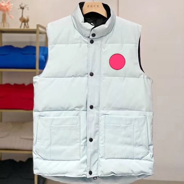 

2023 famous designer mens vest jacket winter for woman coat casual waterproof and windproof expedition couples vests parka, Black;white